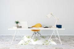 Decormat Podloga za pisarniški stol Občutljivo cvetje 100x70 cm 