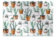 Decormat Podloga za stol Cacti in pots 140x100 cm 