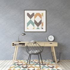 Decormat Podloga za pisarniški stol Retro shapes 140x100 cm 