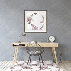 Decormat Podloga za pisarniški stol Origami birds 120x90 cm 