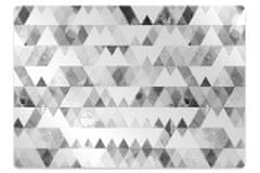 Decormat Podloga za pisarniški stol Gray triangles pattern 120x90 cm 