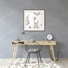 Decormat Podloga za stol Light brown rabbits 100x70 cm 