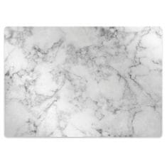 Decormat Podloga za pisarniški stol White marble 140x100 cm 