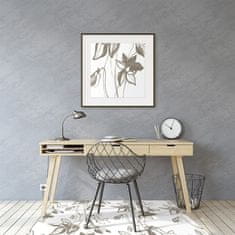 Decormat Podloga za pisalni stol Flower drawing 120x90 cm 