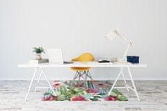 Decormat Podloga za pisarniški stol Tropical garden 140x100 cm 
