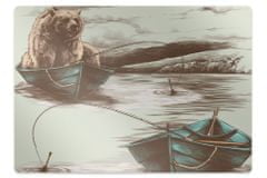 Decormat Podloga za pisarniški stol Bear in łódź 120x90 cm 