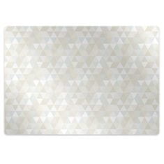 Decormat Podloga za stol Triangle pattern 120x90 cm 