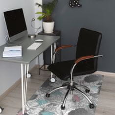 Decormat Podloga za pisalni stol Floral pattern 120x90 cm 