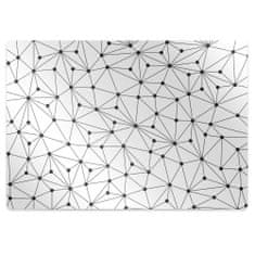 Decormat Podloga za stol Dot triangles 100x70 cm 