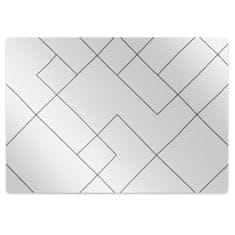 Decormat Podloga za zaščito tal Lines and squares 100x70 cm 