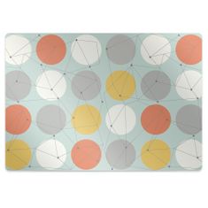 Decormat Podloga za pisalni stol Geometric pattern 100x70 cm 