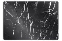 Decormat Podloga za zaščito tal Black marble 140x100 cm 