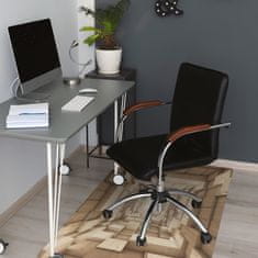 Decormat Podloga za stol parket Abstrakcija lesa 100x70 cm 