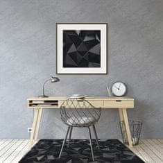 Decormat Podloga za stol Črna abstrakcija 120x90 cm 
