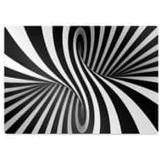 Decormat Podloga za stol Iluzija abstrakcije 140x100 cm 