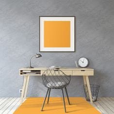 Decormat Podloga za pod stol Temno rumena barva 100x70 cm 