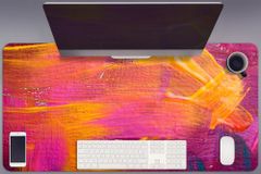 Decormat Podloga za pisalno mizo Barva na platnu 90x45 cm 