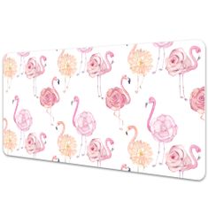 Decormat Namizna podloga Flamingos and flowers 90x45 cm 