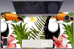 Decormat Podloga za pisalno mizo Toucan in ananas 100x50 cm 