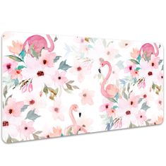 Decormat Namizna podloga Flamings Flowers 90x45 cm 