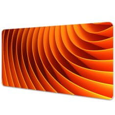 Decormat Podloga za pisalno mizo Oranžni valovi 90x45 cm 