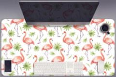 Decormat Podloga za pisalno mizo Flamingos 100x50 cm 