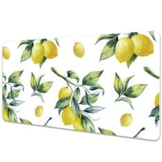 Decormat Podloga za pisalno mizo Rumene limone 90x45 cm 