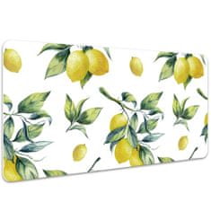 Decormat Podloga za pisalno mizo Rumene limone 90x45 cm 