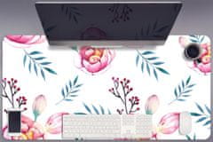 Decormat Podloga za pisalno mizo Cvetje 90x45 cm 