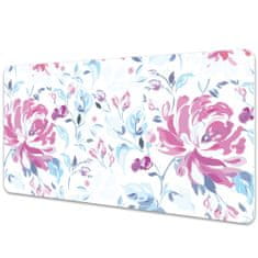 Decormat Podloga za pisalno mizo Purple flowers 90x45 cm 