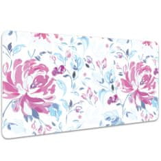 Decormat Podloga za pisalno mizo Purple flowers 90x45 cm 