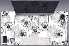 Decormat Podloga za mizo Glamour Cvetovi 90x45 cm 