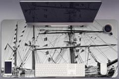 Decormat Podloga za mizo Vintage ship 100x50 cm 