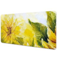 Decormat Podloga za pisalno mizo Sunflowers 100x50 cm 