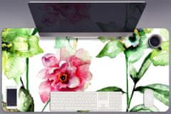 Decormat Podloga za pisalno mizo Pomladne rože 100x50 cm 