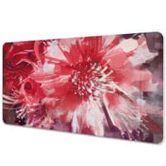 Decormat Podloga za pisalno mizo Red flower 90x45 cm 