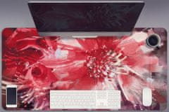 Decormat Podloga za pisalno mizo Red flower 90x45 cm 