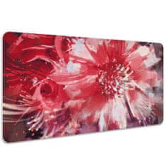 Decormat Podloga za pisalno mizo Red flower 90x45 cm 