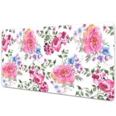 Decormat Namizna podloga Pink flowers 90x45 cm 