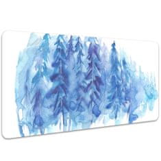 Decormat Namizna podloga Winter forest watercolor 90x45 cm 