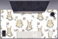 Decormat Podloga za pisalno mizo Light brown rabbits 90x45 cm 