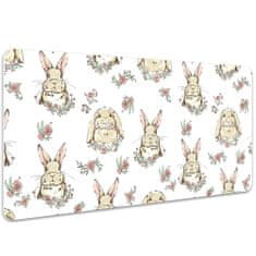 Decormat Podloga za pisalno mizo Light brown rabbits 90x45 cm 