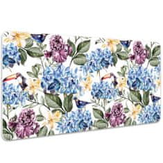 Decormat Podloga za pisalno mizo Retro flowers 100x50 cm 