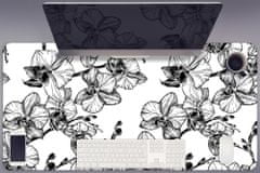 Decormat Podloga za pisalno mizo Orhideje 100x50 cm 
