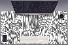 Decormat Podloga za pisalno mizo Wood imitation 90x45 cm 