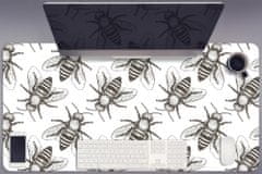 Decormat Podloga za pisalno mizo Bees pattern 90x45 cm 