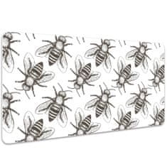 Decormat Podloga za pisalno mizo Bees pattern 90x45 cm 