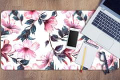 Decormat Podloga za pisalno mizo Cvetje hibiskusa 120x60 cm 