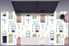 Decormat Podloga za pisalno mizo Buildings 90x45 cm 