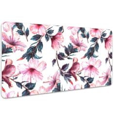 Decormat Podloga za pisalno mizo Cvetje hibiskusa 120x60 cm 